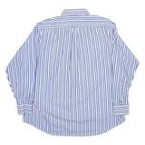 TOMMY HILFIGER Mens Shirt Blue Striped Long Sleeve 2XL