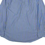 NAUTICA Mens Shirt Blue Striped Long Sleeve L