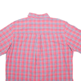 CHAPS Mens Shirt Pink Check XL
