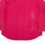 WRANGLER Mens Plain Shirt Red 90s Long Sleeve XL