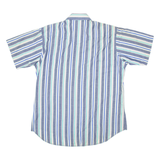 WRANGLER Mens Shirt Grey Striped XL