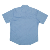 WRANGLER Mens Shirt Blue Crazy Pattern L