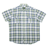 TIMBERLAND Mens Shirt Green Check L