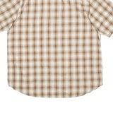 DICKIES Mens Shirt Brown Check XL
