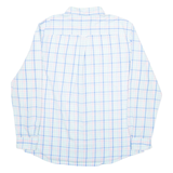 CHAPS Mens Shirt Blue Check Long Sleeve XL