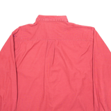 NAUTICA Mens Plain Shirt Red Long Sleeve XL