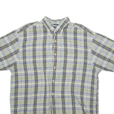 NAUTICA Mens Shirt Green Check L