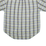 NAUTICA Mens Shirt Green Check L