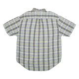 NAUTICA Mens Shirt Green Check L