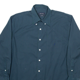 NAUTICA Mens Shirt Green Gingham Long Sleeve M