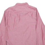 NAUTICA Mens Plain Shirt Red Long Sleeve L