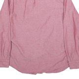 NAUTICA Mens Plain Shirt Red Long Sleeve L