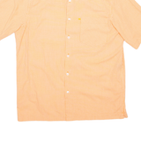 DKNY Mens Shirt Orange Gingham S