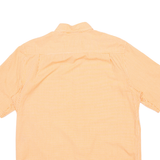DKNY Mens Shirt Orange Gingham S