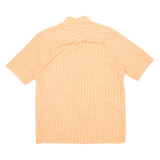 DKNY Mens Shirt Orange Gingham S