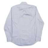 TOMMY HILFIGER Fitted Mens Formal Shirt Blue Long Sleeve M