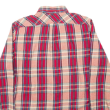 DIESEL Womens Shirt Red Check Long Sleeve S