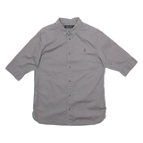 ALL SAINTS Mens Plain Shirt Grey M