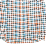 TOMMY HILFIGER Mens Shirt White Check Long Sleeve M
