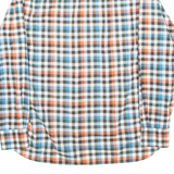 TOMMY HILFIGER Mens Shirt White Check Long Sleeve M