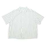 LEVI'S Mens Shirt White Striped XL