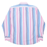 BEN SHERMAN Mens Shirt Blue Striped Long Sleeve XL
