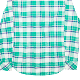 DIESEL Womens Shirt Green Check Long Sleeve M