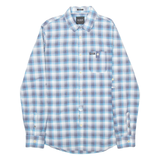 GUESS Slim Fit Mens Shirt Grey Check Long Sleeve S