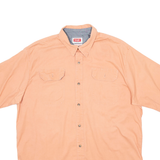 WRANGLER Mens Plain Shirt Pink L