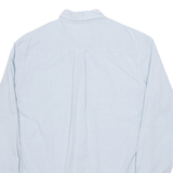 TOMMY HILFIGER Mens Plain Shirt Blue Long Sleeve M