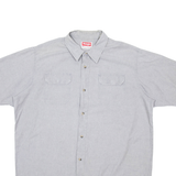 WRANGLER Tall Mens Plain Shirt Grey XL