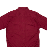 WRANGLER Mens Plain Shirt Red S