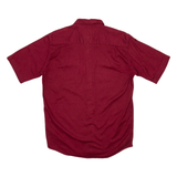 WRANGLER Mens Plain Shirt Red S