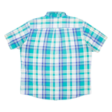 CHAPS Mens Shirt Blue Check XL