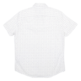 TOMMY HILFIGER Mens Shirt White Spotted M