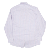 TOMMY HILFIGER Mens Shirt Blue Check Long Sleeve S