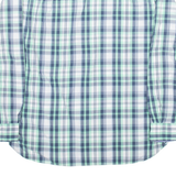 NAUTICA Mens Shirt Blue Check Long Sleeve XL