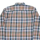 TOMMY HILFIGER Mens Shirt Blue Check Long Sleeve M