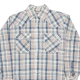 LEVI'S Mens Shirt Beige Check Long Sleeve M