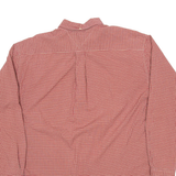 TOMMY HILFIGER Mens Shirt Red Check Long Sleeve XL