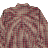 WRANGLER Rugged Wear Mens Shirt Red Check Long Sleeve L