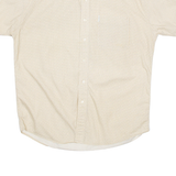 CHAPS Mens Shirt Beige Geometric L