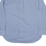 CHAPS Mens Shirt Blue Gingham Long Sleeve M