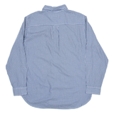 CHAPS Mens Shirt Blue Gingham Long Sleeve M