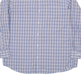 TOMMY HILFIGER Mens Shirt Blue Check Long Sleeve XL