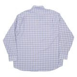 TOMMY HILFIGER Mens Shirt Blue Check Long Sleeve XL