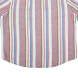 LEVI'S Mens Shirt Red Striped 2XL