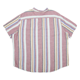 LEVI'S Mens Shirt Red Striped 2XL