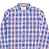 ORIGINAL PENGUIN Mens Shirt Blue Check Long Sleeve M