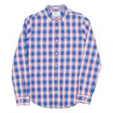 ORIGINAL PENGUIN Mens Shirt Blue Check Long Sleeve M